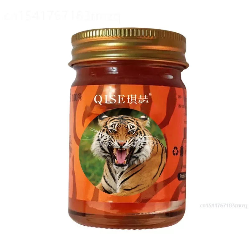 Pomada de tigre de Tailandia para artritis articular, parche para el dolor muscular, bálsamo de tigre rojo, medicina, masaje corporal, crema para picazón, yeso médico