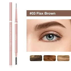1.5mm Ultra Fine Double-ended Eyebrow Pencil Waterproof Sweat-proof Long Lasting Professional Eye Makeup Cosmetics