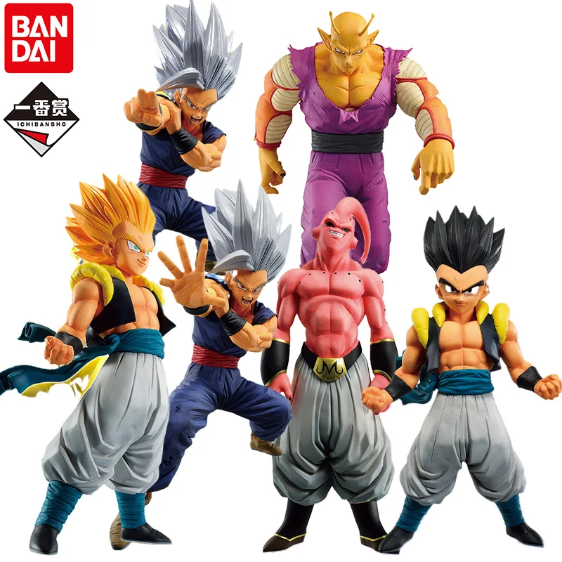 Bandai Ichiban Dragon Ball VS Omnibus Beast SSJ Gohan Orange Piccolo Cell Max Buu Gotenks Figure Action Figurals Brinquedos Toys