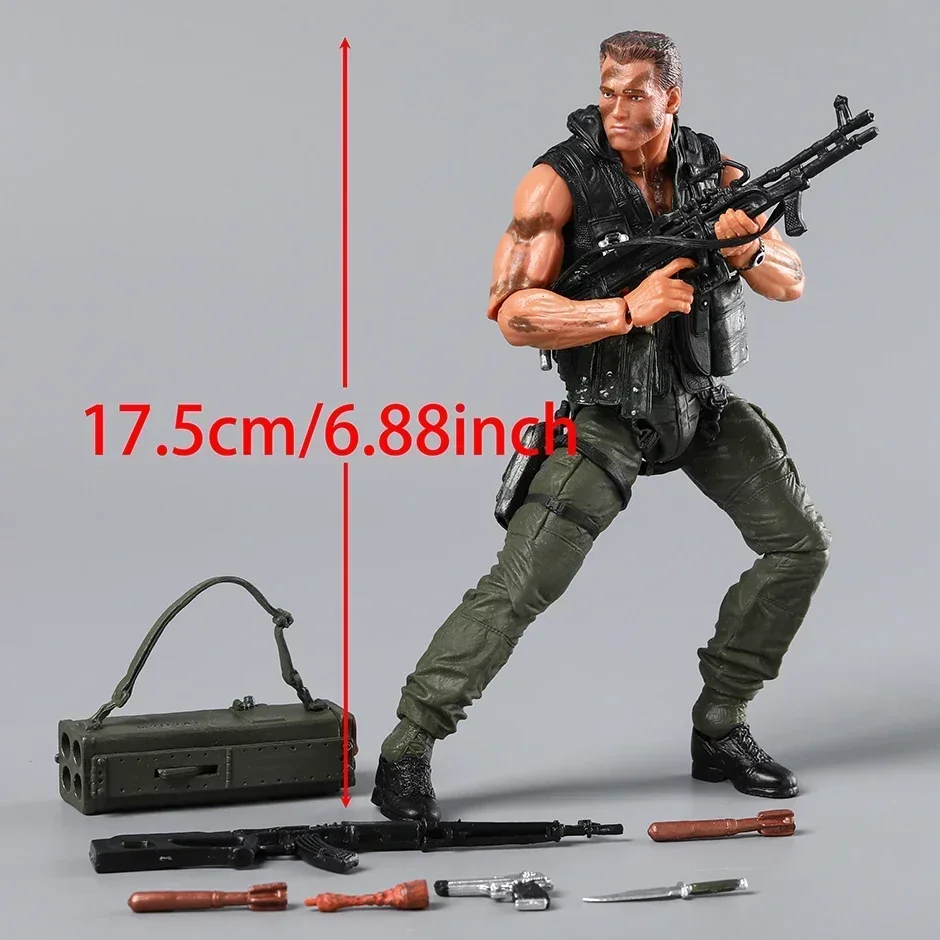 NECA Arnold Schwarzenegger Commando Matrix 30th Anniversary Action