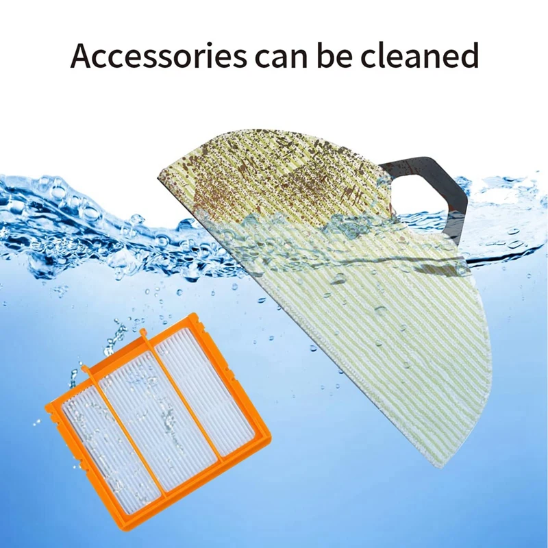 Tampons de rechange en plastique pour aspirateur robot Shlavabo, pièces de rechange, comme indiqué, RV2610WA, RV2620WA, RV2410WD, AV2610WA, AI Ultra, 2 en 1