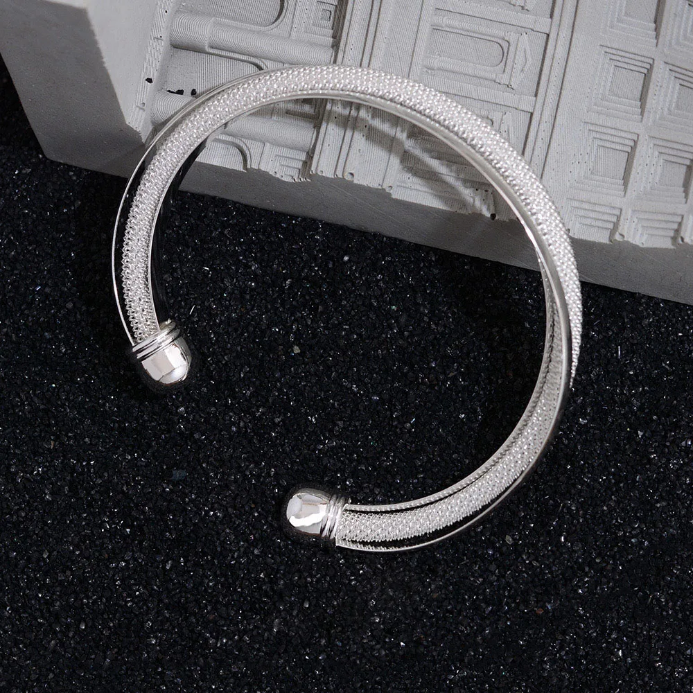 925 sterling zilveren armbanden voor dames heren kettingaccessoires trend vintage eenvoudige stralende hanger partij sieraden cadeau