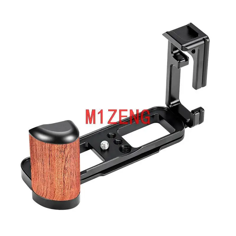 X100V wooden Vertical Quick Release QR L Plate/Bracket Holder hand Grip for fujifilm Fuji X-100V x100f camera RRS tripod