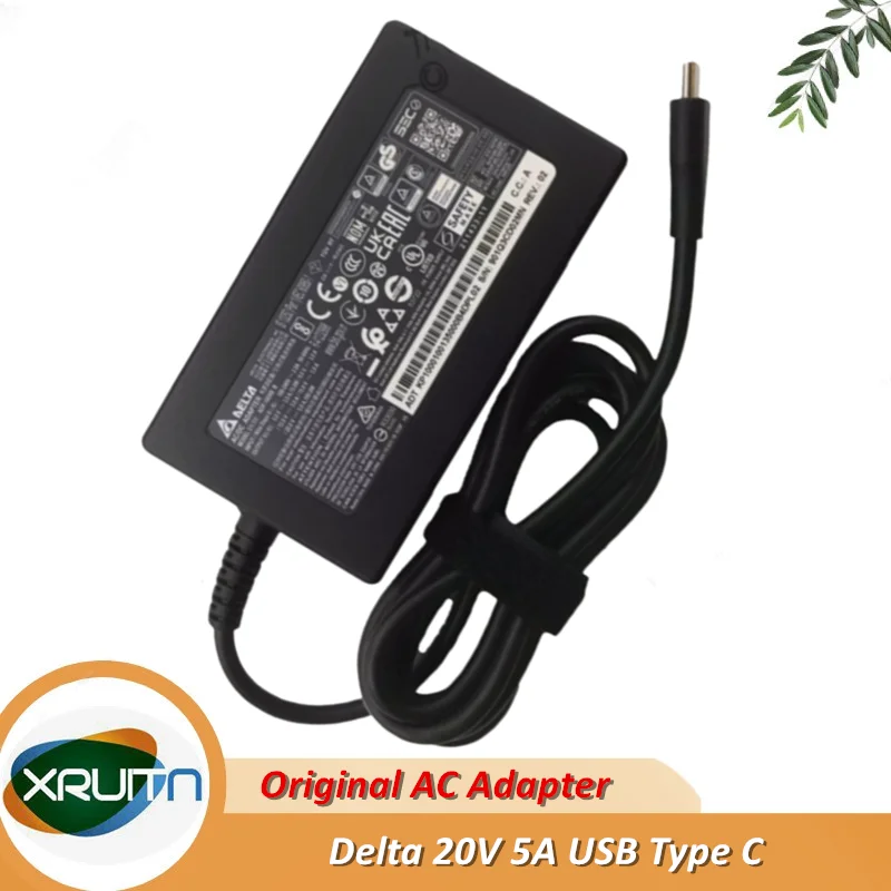 

Original Delta 20V 5A 100W ADP-100XB B Type C AC Adapter Charger For Acer Swift X SFX14-51G-71Y1 RTX3050 Laptop Power Supply OEM