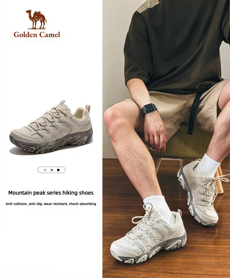 

Golden Camel Men's Hiking Shoes 2026 Spring New Breathable Non-slip Wear-resistan Climbing Men Sneaker Outdoor Trekking Shoes
