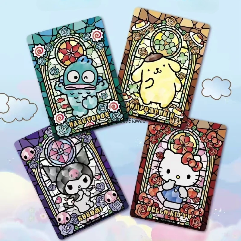 KAYOU 정품 새 Sanrio 카드 Mengmeng 컬렉션 가방 향기로운 이야기 헬로 키티 마이 멜로디 애니메이션 만화 주변 장난감 선물