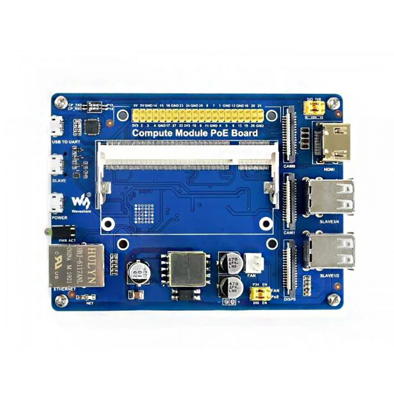 

For Raspberry Pi Compute Module CM4S/CM3 PoE IO Expansion Board