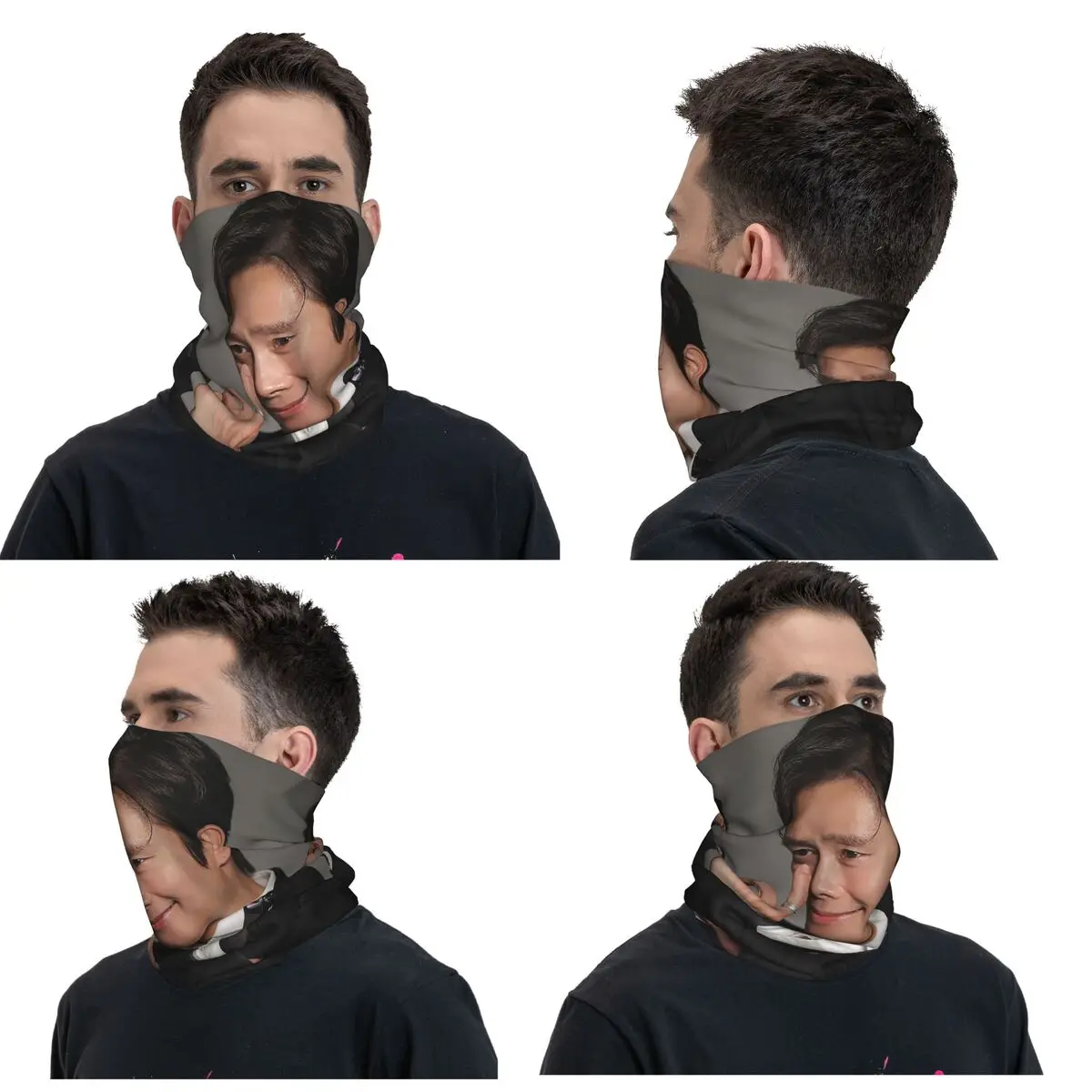 

Lee Byung Hun актер бандана на шею волшебный шарф с принтом многофункциональная повязка на голову для мужчин женщин взрослых весь сезон