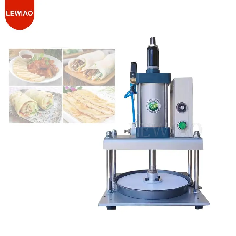 

Commercial Pneumatic Pizza Press Roast Duck Cake Flat Bread Pancake Sheeter Machine