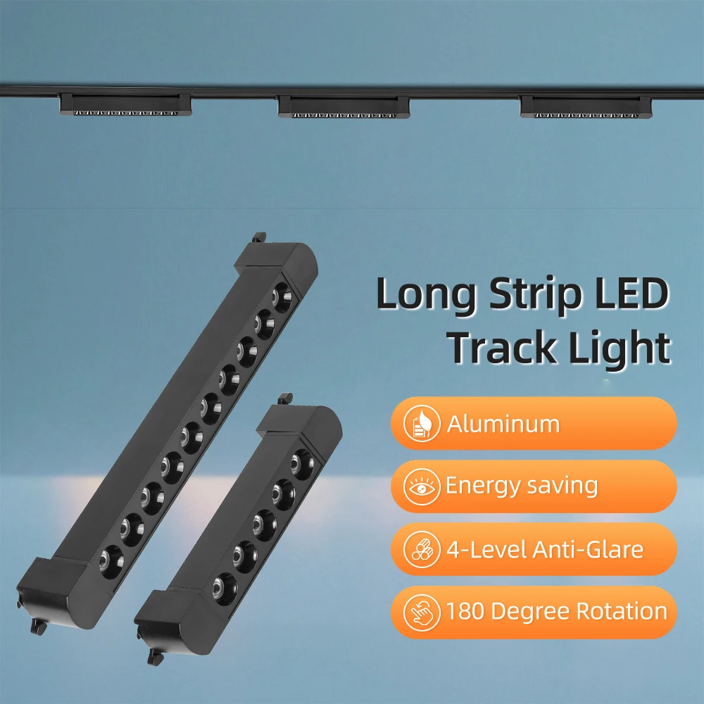 أضواء المسارات led مصباح السقف مصابيح كشاف صغيرة الحجم 110 فولت-220 فولت 10 واط 20 واط بقعة Led المسار السكك الحديدية تركيبة إضاءة الأضواء الملابس متجر السكك الحديدية