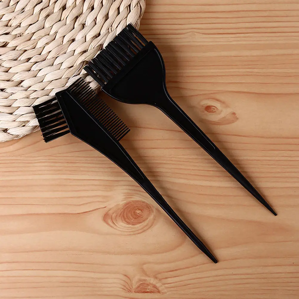 1Set Hair Coloring Comb Kit Including 2 Brushes 1 Comb 1 Bowl Ear Cover Hairdressing Tint Brush DIY Salon Use Hairbrush Set