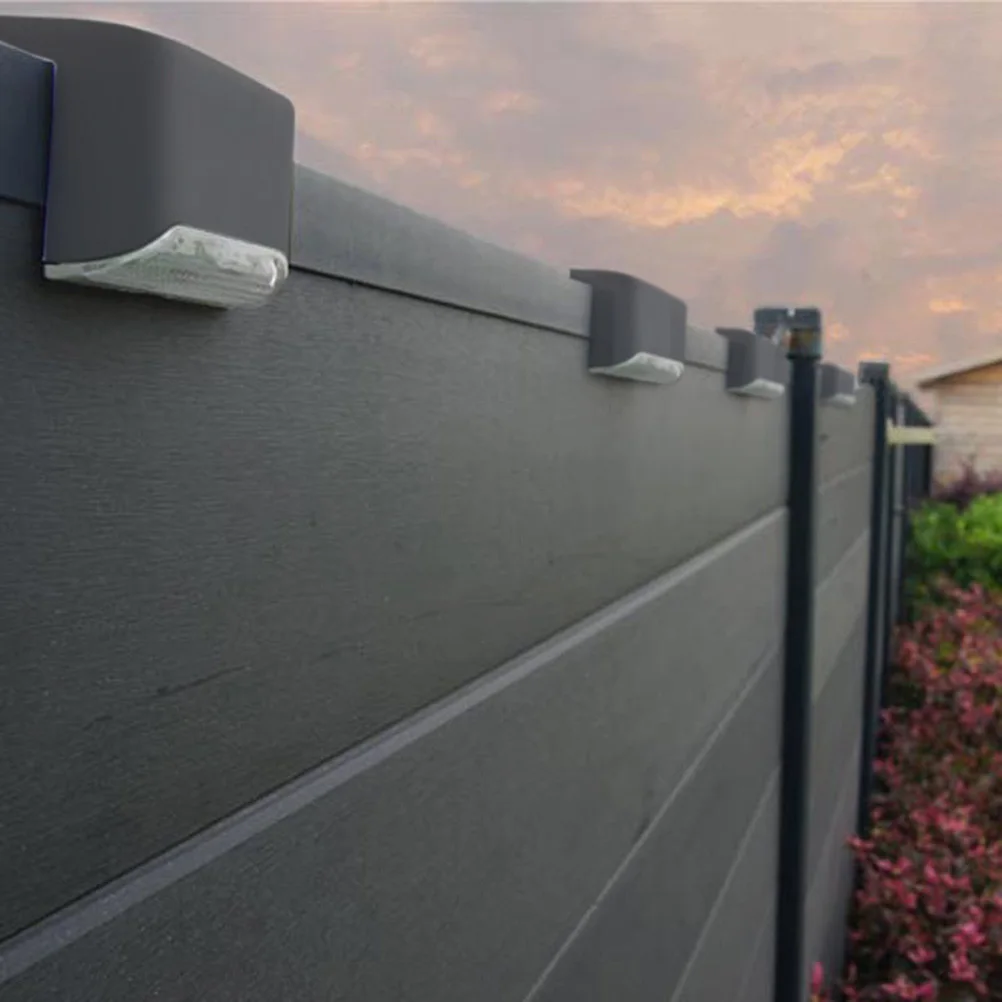 

6pcs Solar Step Lights Waterproof Led Stair Deck Railing Outdoor Security Lighting For Yard Fence Patio Walkway Path