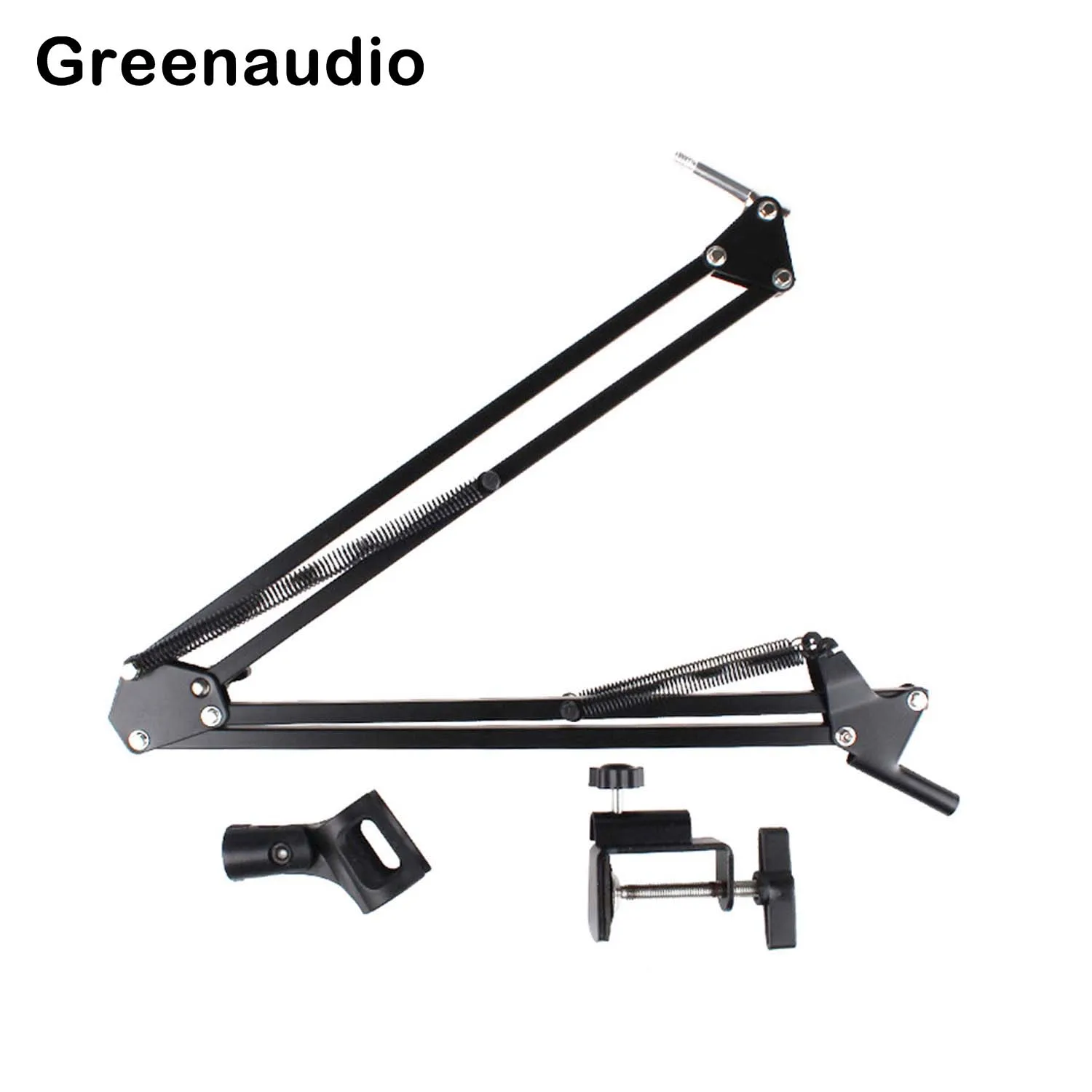 GAZ-37 Table Mount Microphone Stand Adjustable Scissor Arm Voice Singing Studio Recording Gaming Mic Stand