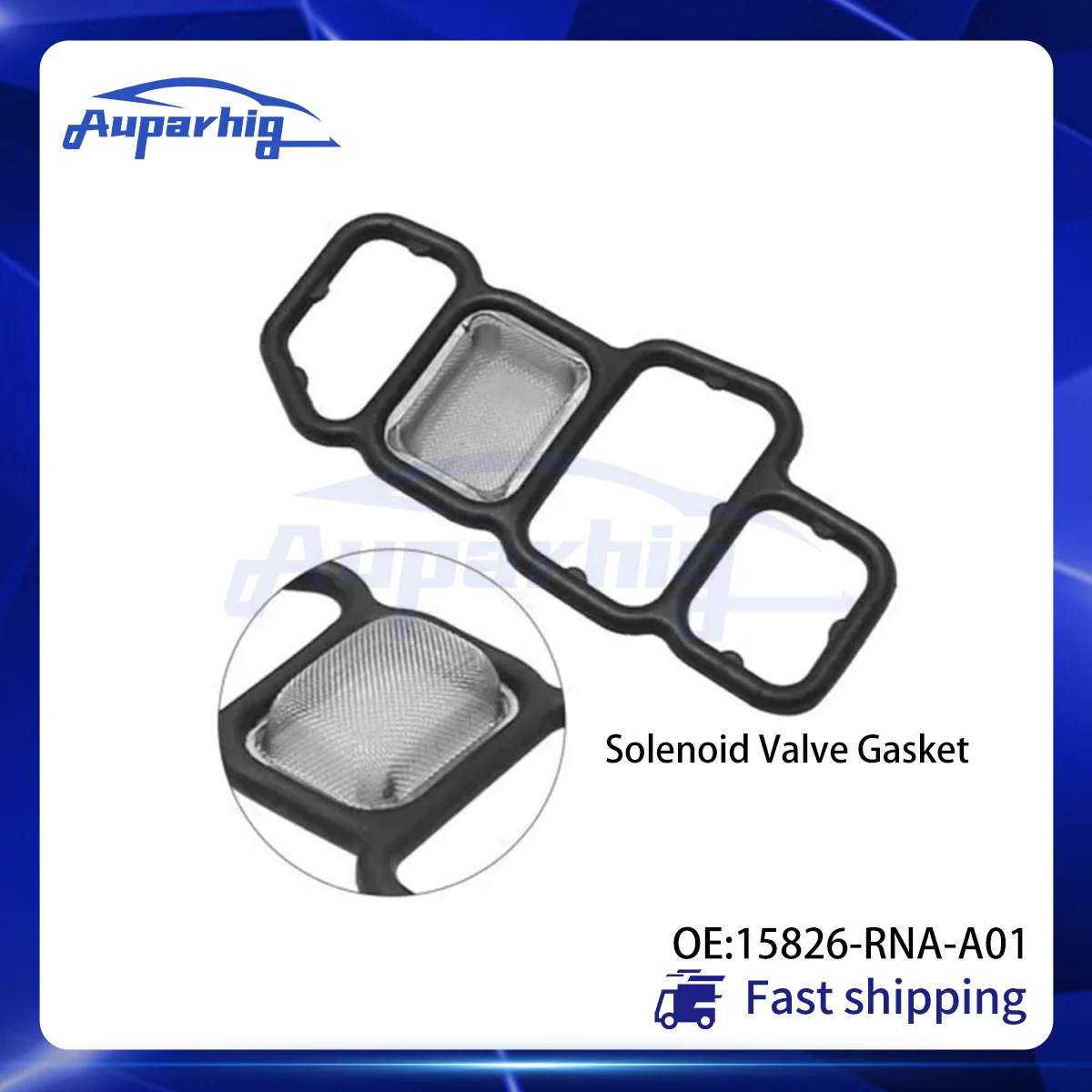 Auparhig VTEC Solenoid Spool Valve Gasket Filter 15826-RNA-A01 For Honda Civic CR-V Accord HR-V Acura ILX 2006-2022 Auto Parts