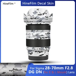 Hinefilm for Sigma 28 70 for sony Lens Skin 28-70 F2.8 Lens Decal for Sigma 28-70mm F2.8 DG DN Lens Sticker 2870 f2.8 Cover Film