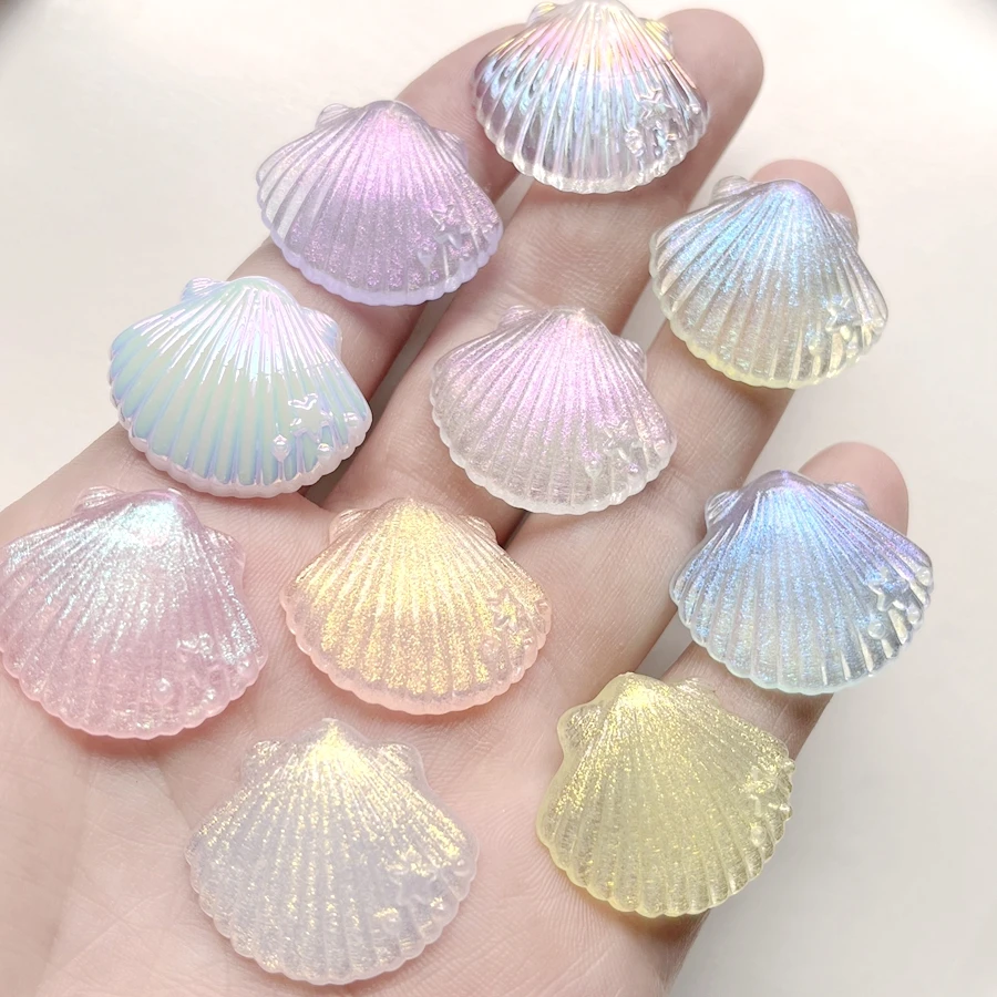 10pcs new sparkling Merman Shell Crystal Rhinestone diy hair accessories decorative accessories Jewelry decoration