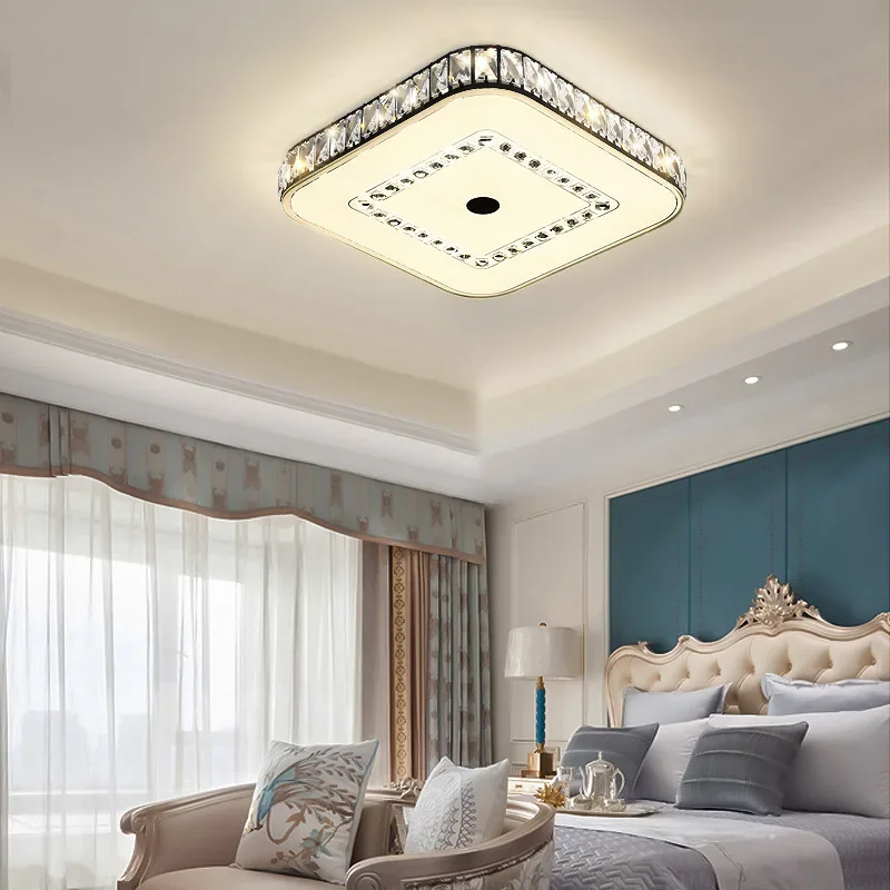 Sandyha Modern Plafond Licht Kristal Ronde Voor Woonkamer Slaapkamer Bedlampje Kinderen Decoratie Indoor Verlichtingsarmaturen