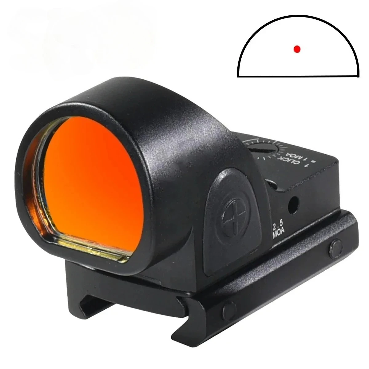 

Mini SR Red Dot Sight Tactical Reflection Pistol Rifle Scope Reflex Optical Airsoft Sight Fit 20mm Rail