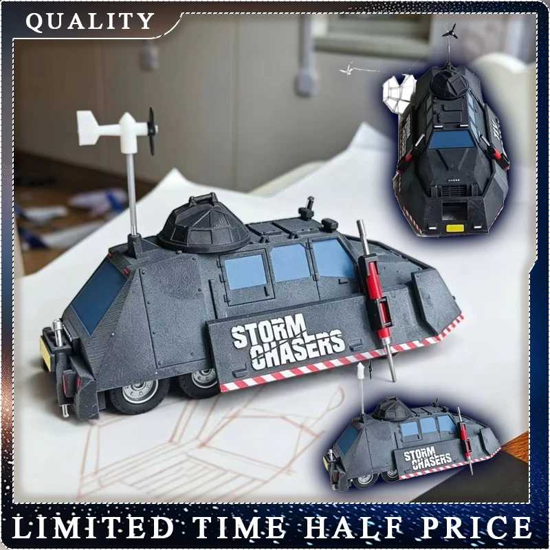 Image of Storm Chaser TIV2 Tornado-Intercept-Fahrzeugmodell, kreatives Sammlerstück, Auto-Ornament, Geschenk für Wetter- und Fahrzeugmodell-Fans