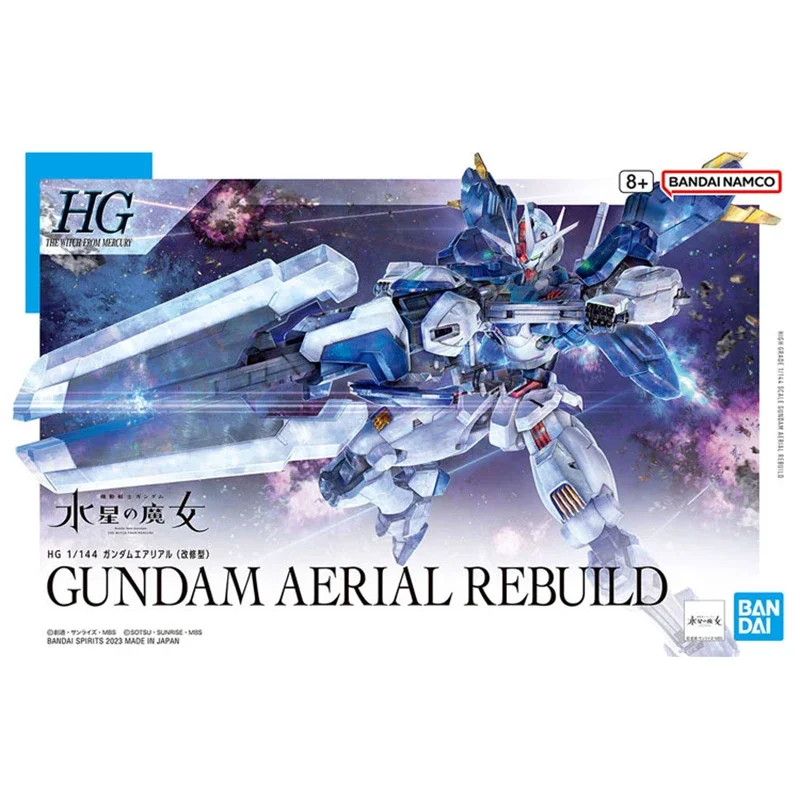 In Voorraad Originele Bandai Anime Gundam Luchtverbouwing Hg 1/144 Assemblagemodel Anime Actiefiguurmodel Speelgoed Verzamelbare Geschenken