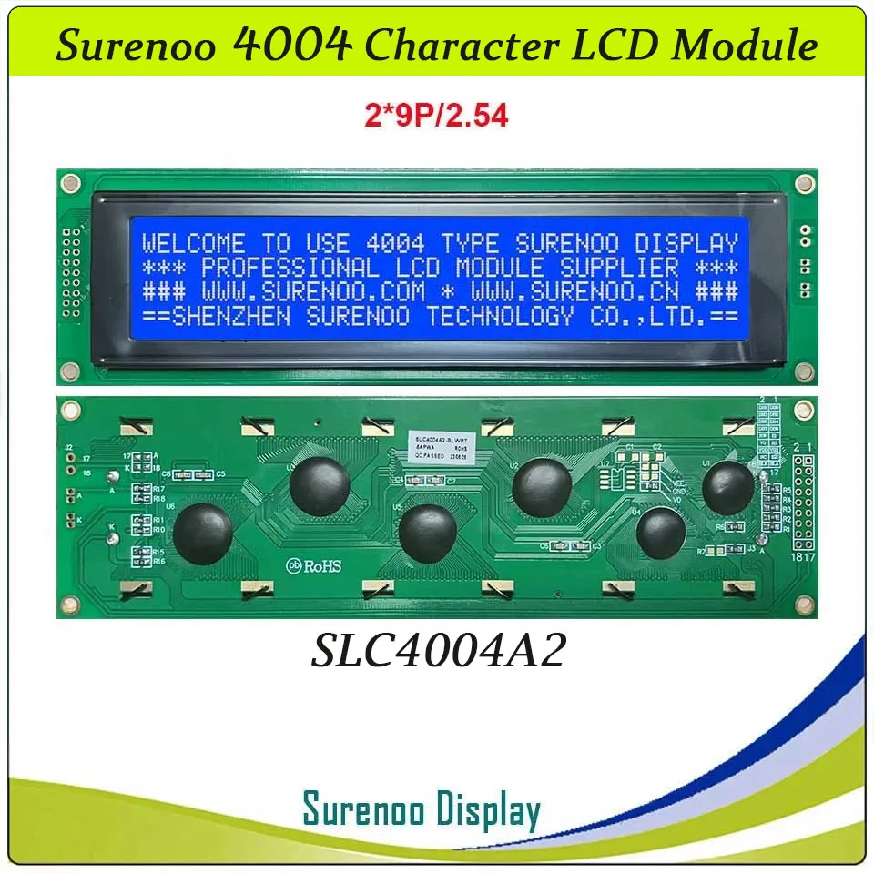 404 40X4 4004 Karakter LCD Module Scherm Panel LCM AIP31066 PCF8574T Seriële IIC I2C USB2LCD LCD2USB LCD Smartie AIDA64