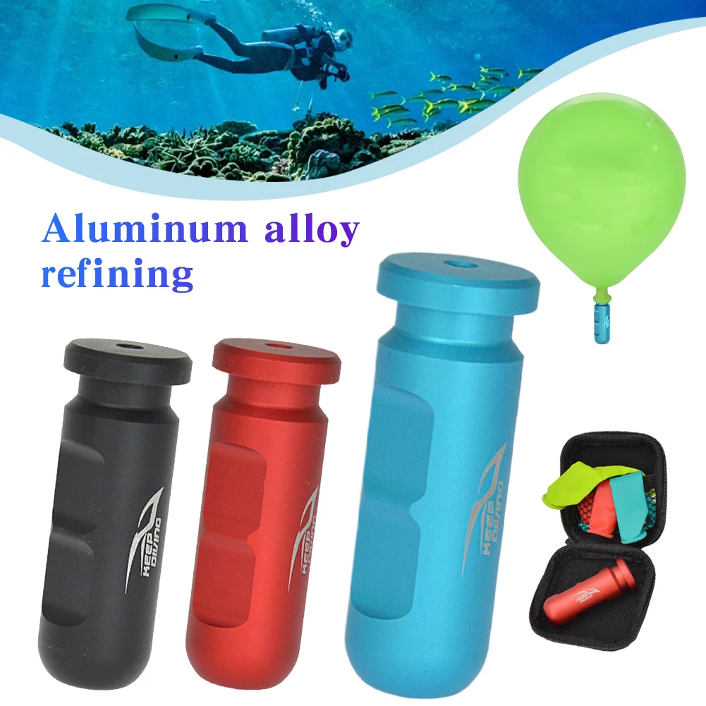 Frenzel Ear Equalization Training Tool Aluminum Alloy Freediving Spearfishing Underwater Apnea Ear Pressure Balance Device