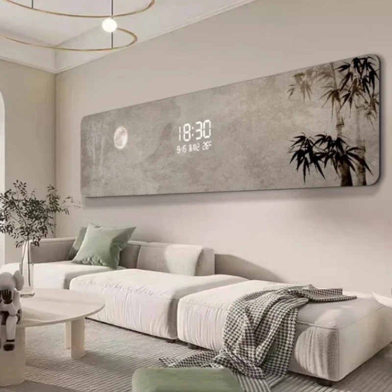 Unique Design Luxury Wall Clock Aesthetic Bathroom Living Room Art Wall Clock Aesthetic Modern Horloge Murale Home Decoration