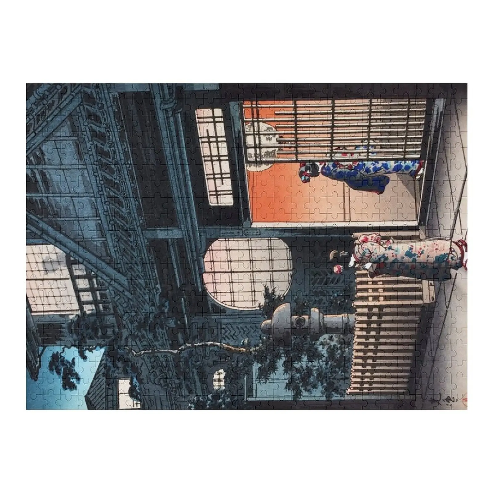 

Araki alley in Yotsuya by Tsuchiya Koitsu Jigsaw Puzzle Christmas Gifts Photo Puzzle