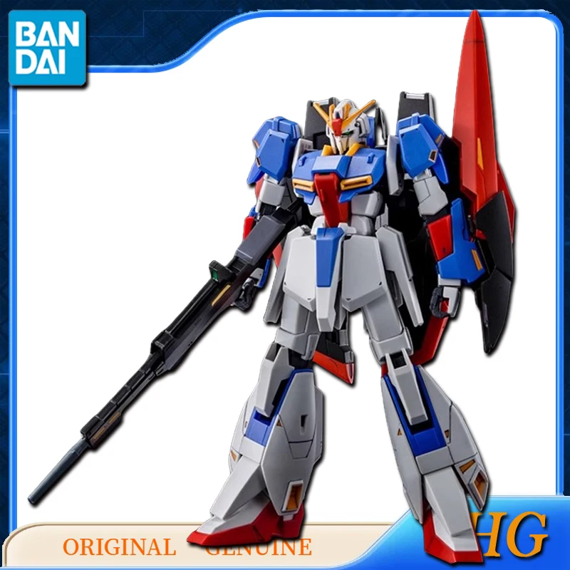 Bandai Original Genuine HG MSZ-006 ZETA GUNDAM [U.C.0088] Anime Action Figures Toys for Kids Gift Assembly Model Ornaments