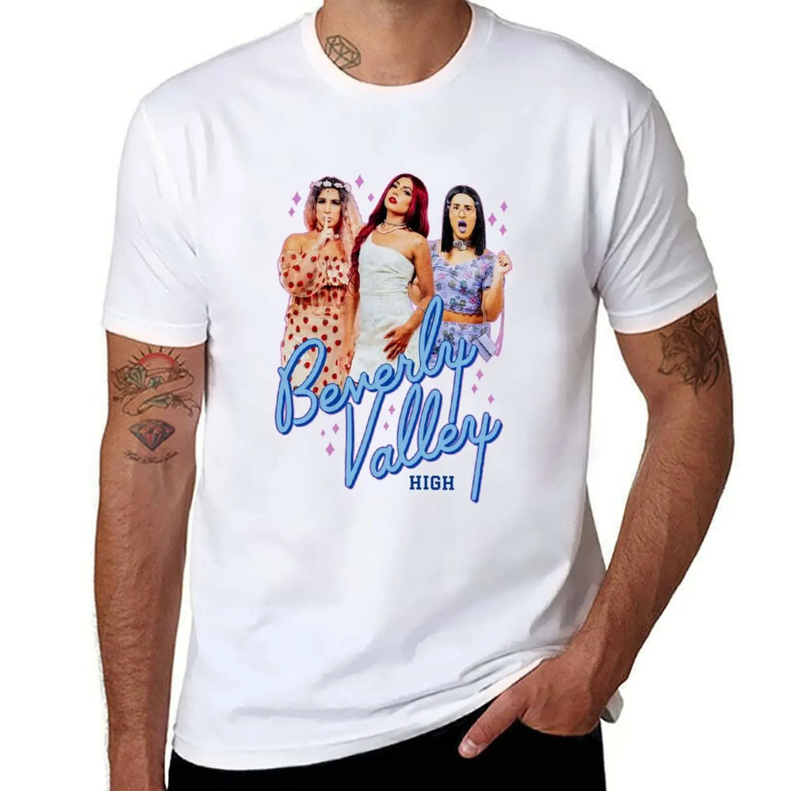 bvh merch Beverly Valley High Dan And Riya Team Strawberry Cinnamon _ Rhubarb T-Shirt man t shirts cotton T-Shirt