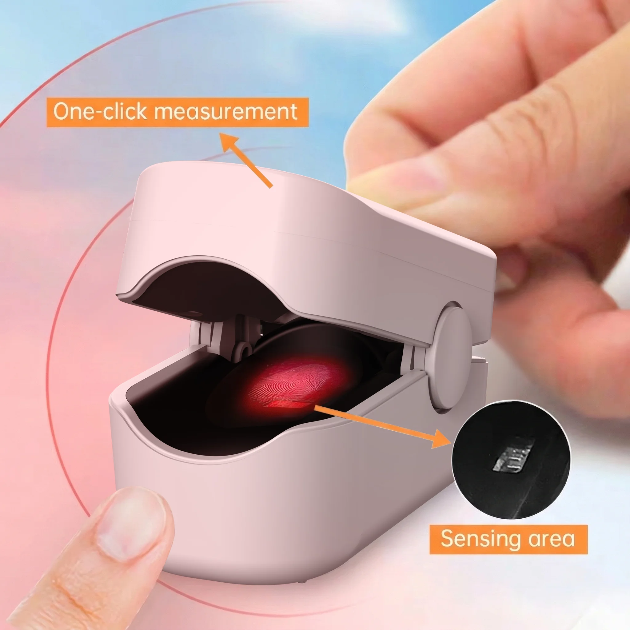 HUBLIZER Finger Pulse Oximeter SPO2 PR PI RR Blood Oxygen Saturation Meter Heart Rate Monitor OLED Oximetro De Dedo