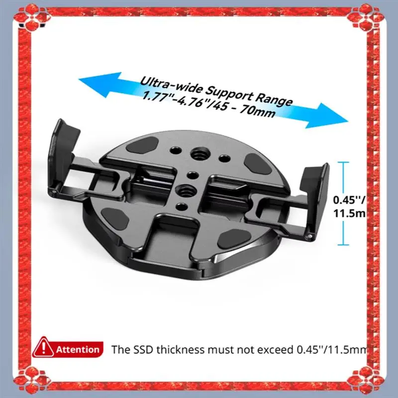 

24-Hour Delivery Magnetic SSD Holder For External SSD Attachable For Magsafe Phone Clamp For Crucial