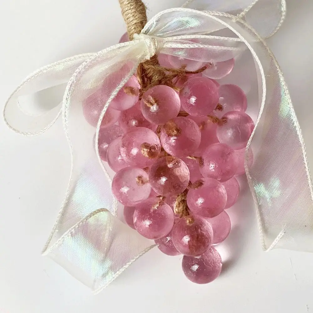 Savon de raisin Transparent en cristal créatif, fait à la main, mousse riche, simulation de plante, peut être coupé, savon nettoyant suspendu pour douche