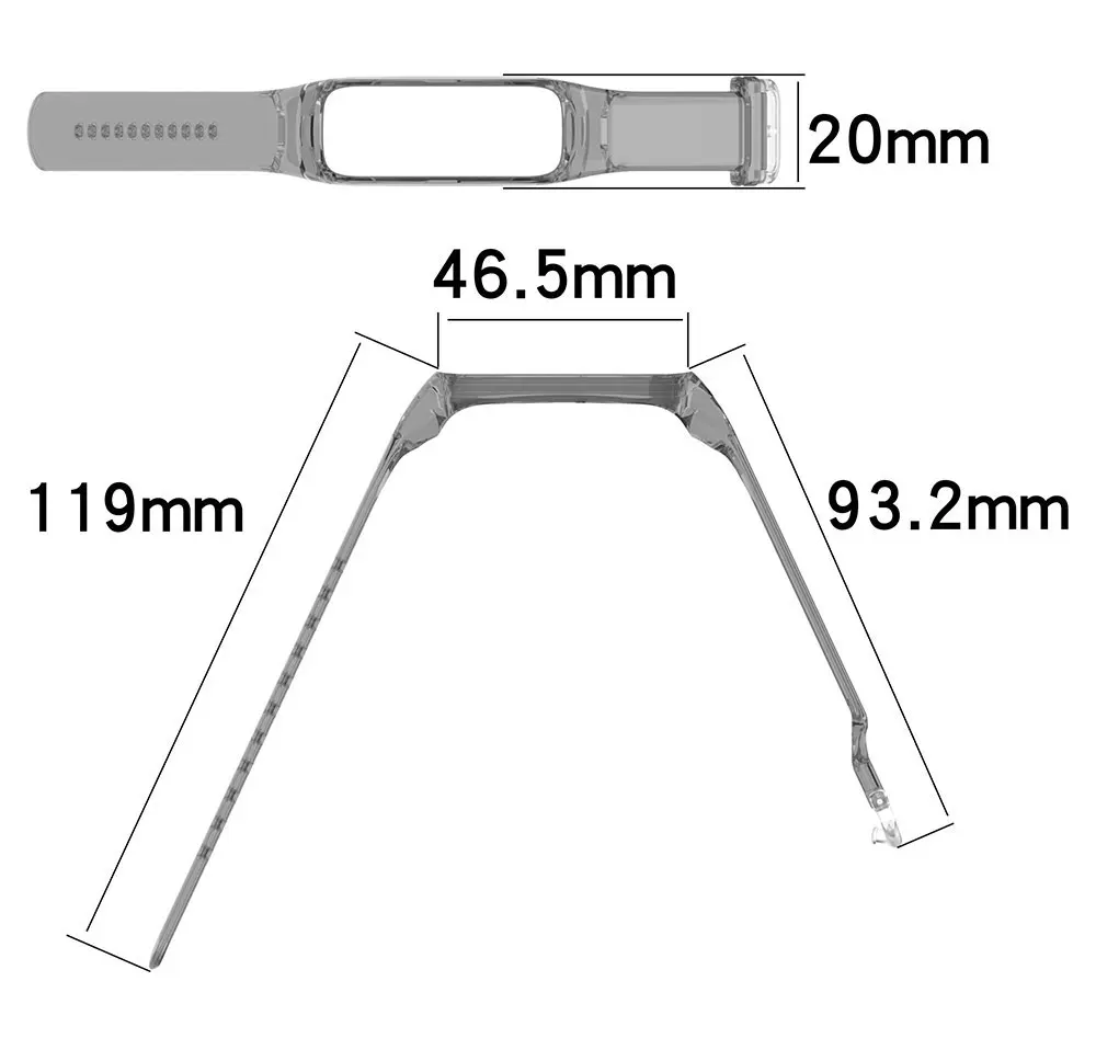 Sport Strap For Samsung Galaxy Fit 2 SM-R220 Band Replacement Bracelet For Galaxy Fit 2 SM-R220 Watch Correa Transparent