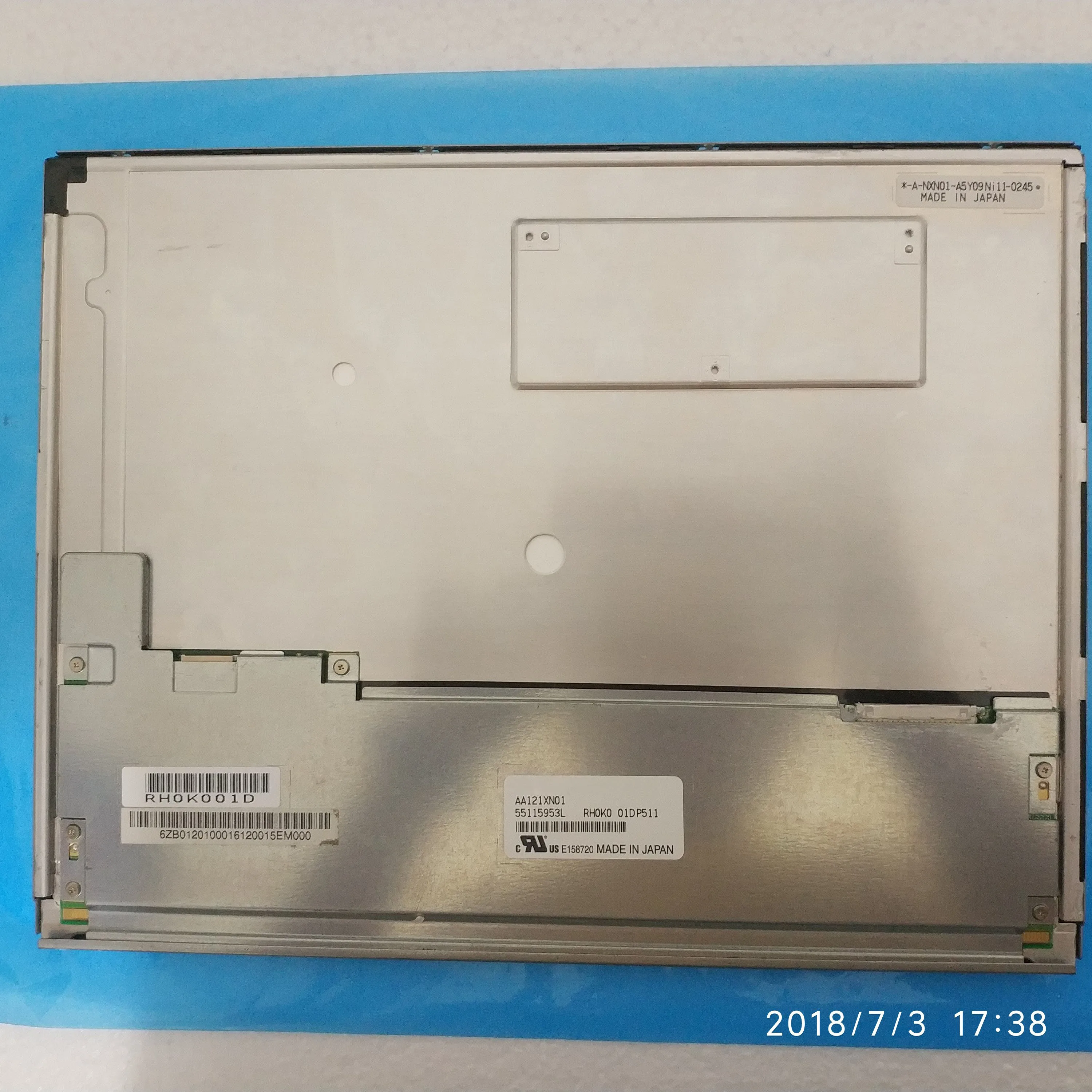 

Original AA121XN03 12.1-inch industrial screen, tested in stock AA121XN01
