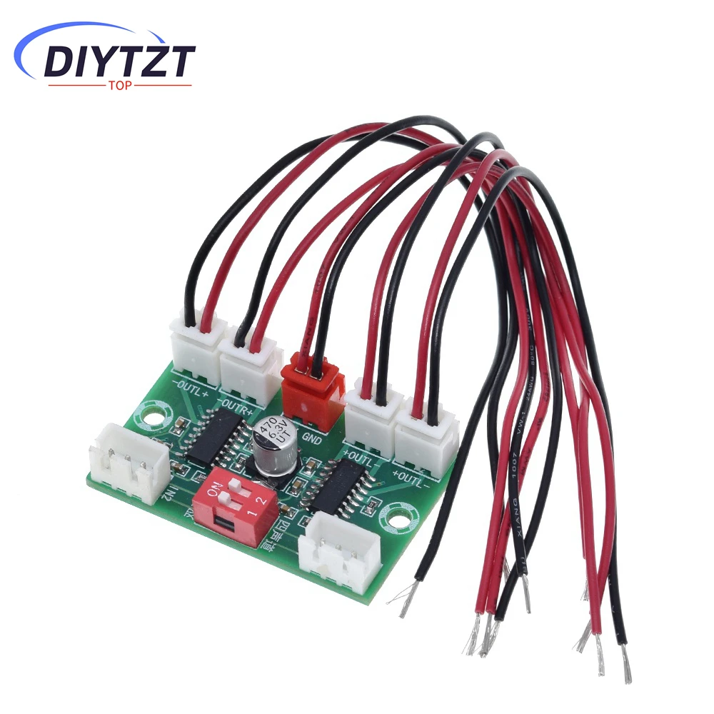 DIYTZT XH-A156  4*3W PAM8403 4 Channels mini Digital Audio Amplifier Module USB 5V Small Stereo Amp Amplifier Board