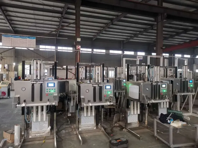 Semi-Automatic 25KG Folding Angle Large Vertical Continuous Sealing Machine Easy Operation High Productivity Pump for Plastic PE