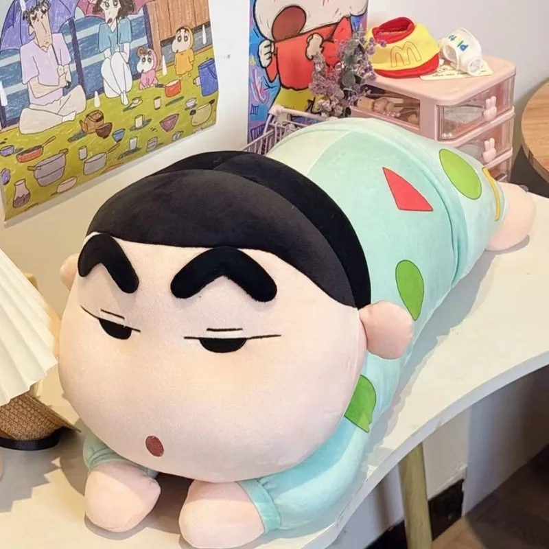 

Very Soft Crayon Shin-Chan Plushies Cuddly Stuffed Anime Lying Shin Chan Plush Toy Sofa Bed Back Cushion Home Decor Gifts Girl