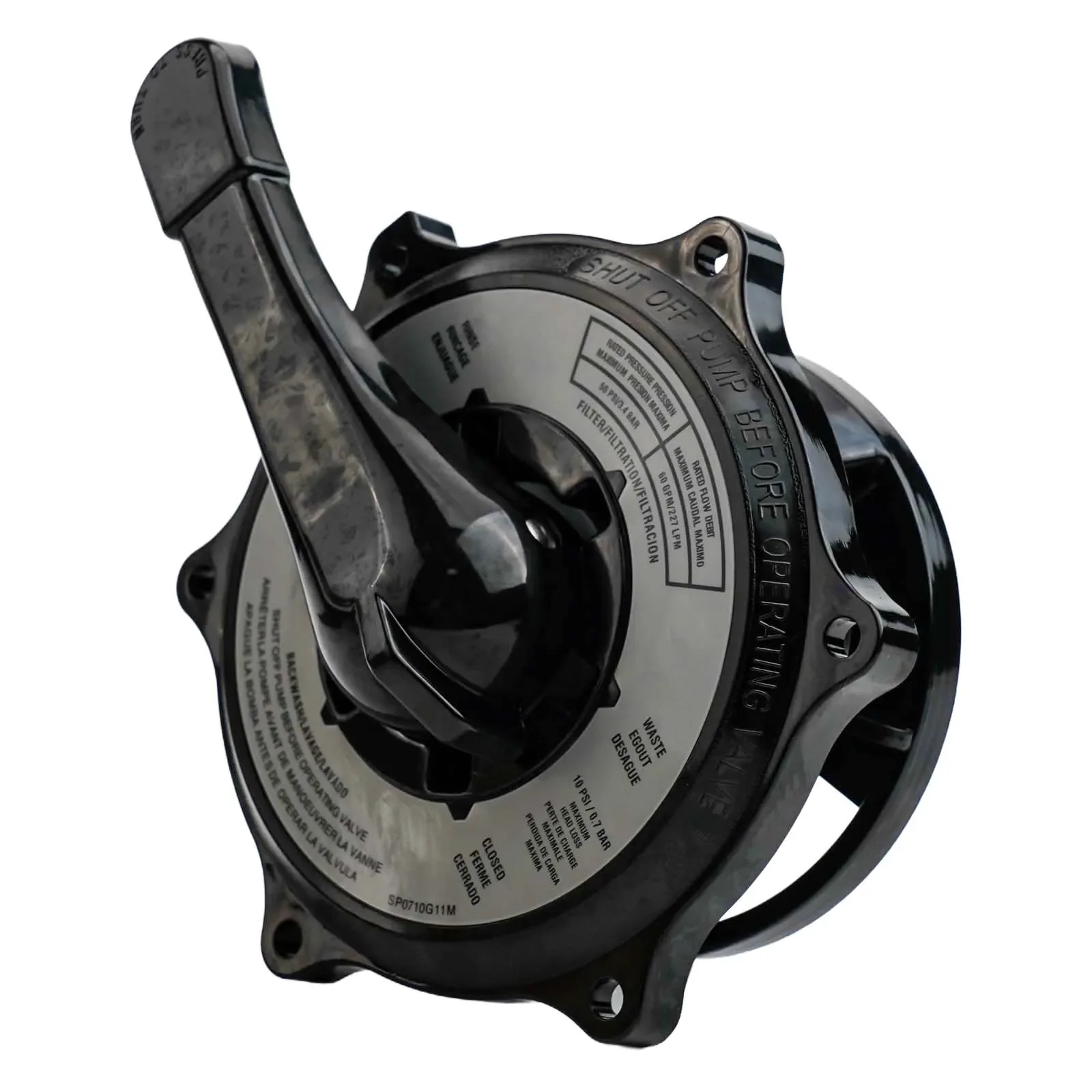 Replacement Key Cover And Handle Assembly For Hayward SPX0710XBA17 1 1/2 Inch Valve SP0710X And Multiport Valve Models