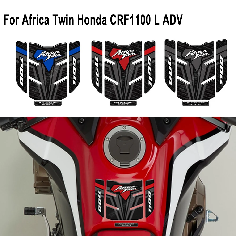 

Для Africa Twin Honda CRF1100 CRF 1100 L ADV Приключения набор протектор танка наклейки Набор наклеек