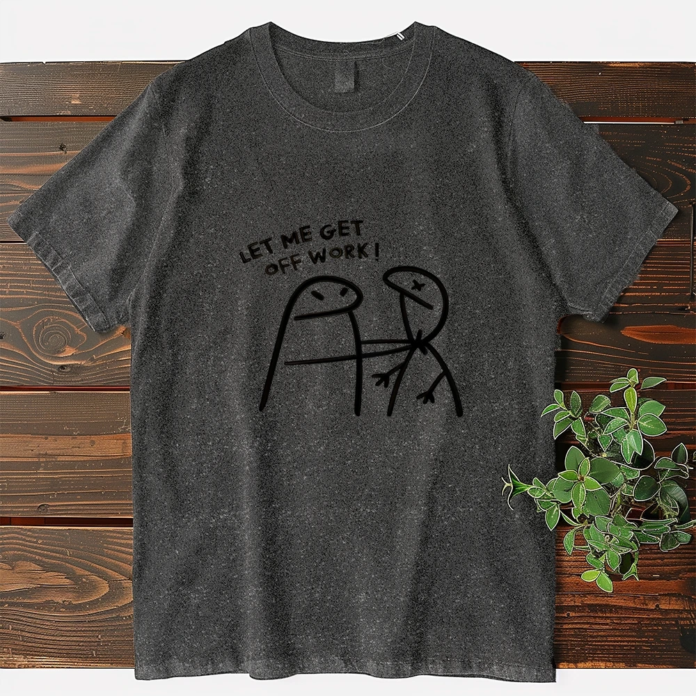 Cute Animal Cartoon Washed T-Shirt Y2k Graphic Tee Women's Oversized T-Shirt Cute Hand-Painted Korean Style Art Summer 2025 Top