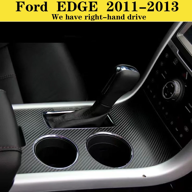 

Suitable for EDGE Interior Stickers,Carbon Fiber Modified Film for Central Control Gear Shift for Ford EDGE 2011-2013