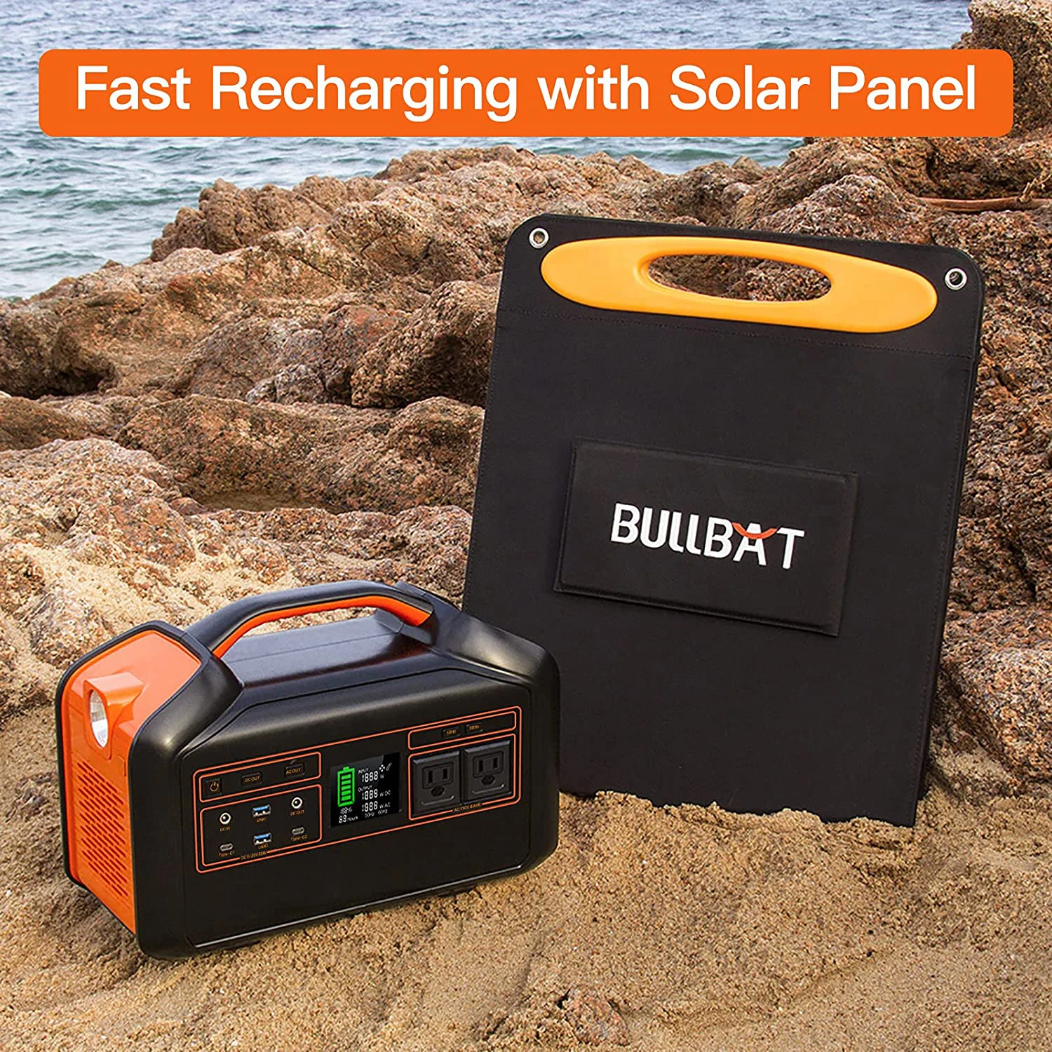 China Factory camping outdoor off grid living lithium battery portable solar power generator