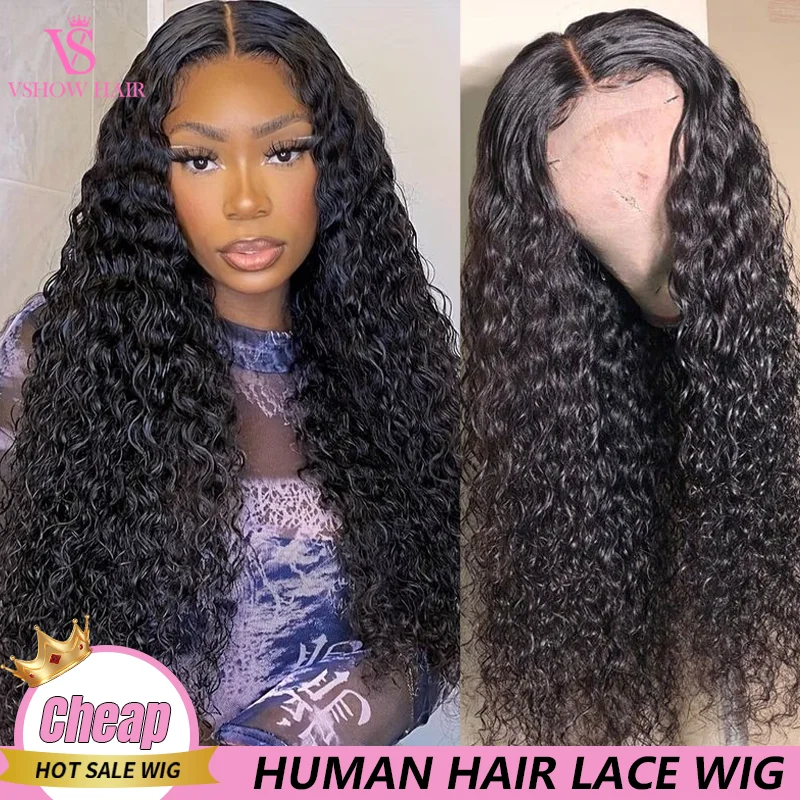 

Water Wave 5X5 HD Transparent Human Hair Lace Closure Wigs with Baby Hair Brazilian Wigs On Sale For Women Virgin Hair