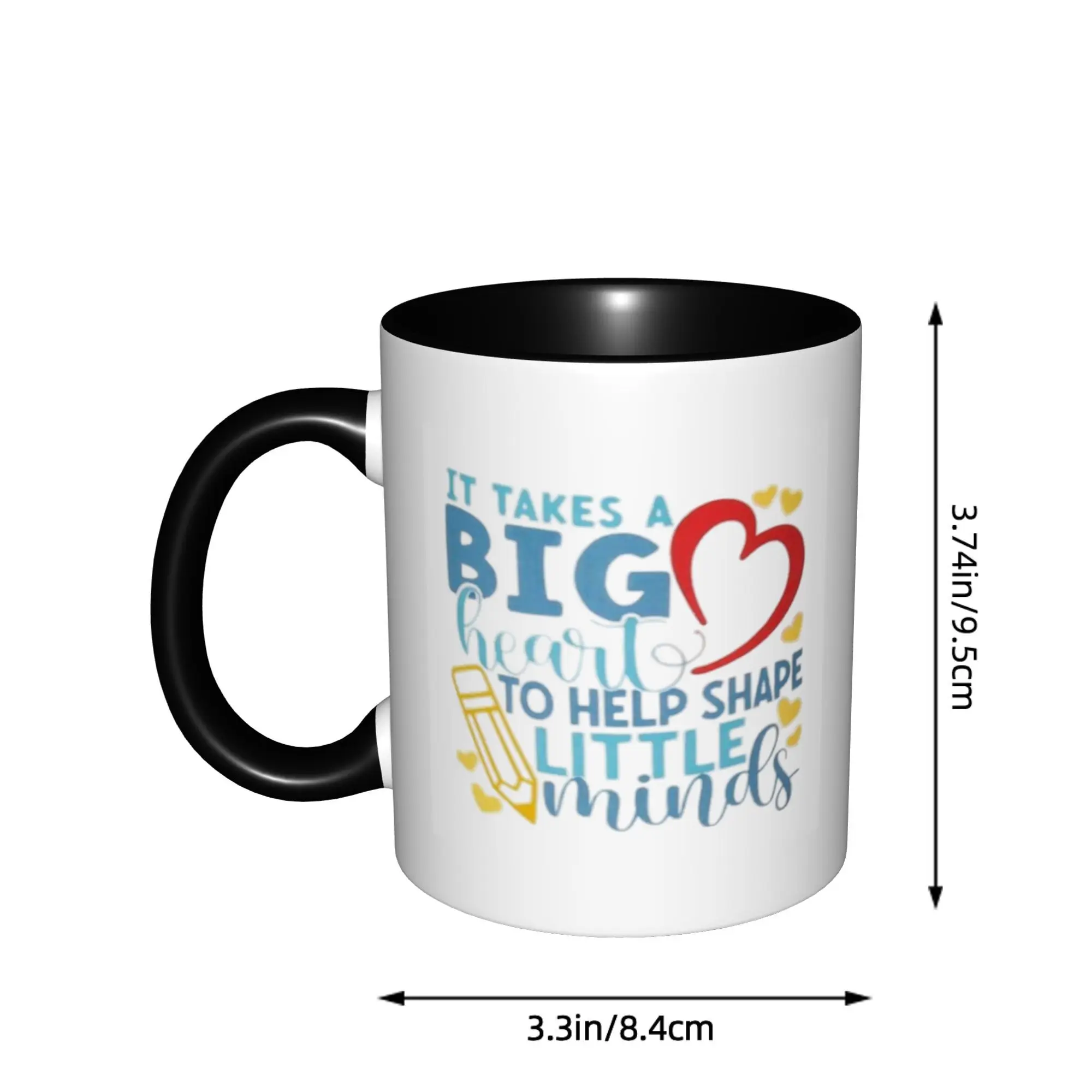 Teacher Appreciation Gifts Thank You from Student Mugs With Black Handle Birthday Coffee Mugs Ceramic Tea Cups 11oz