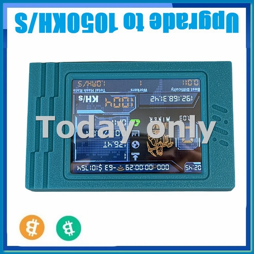 

NerdMiner V2 MAX BTC Solo Miner 1050KH/S Crypto 2,8-дюймовый майнер с интеллектуальным дисплеем Nerdminer Win 3,125 BTC-VVNB