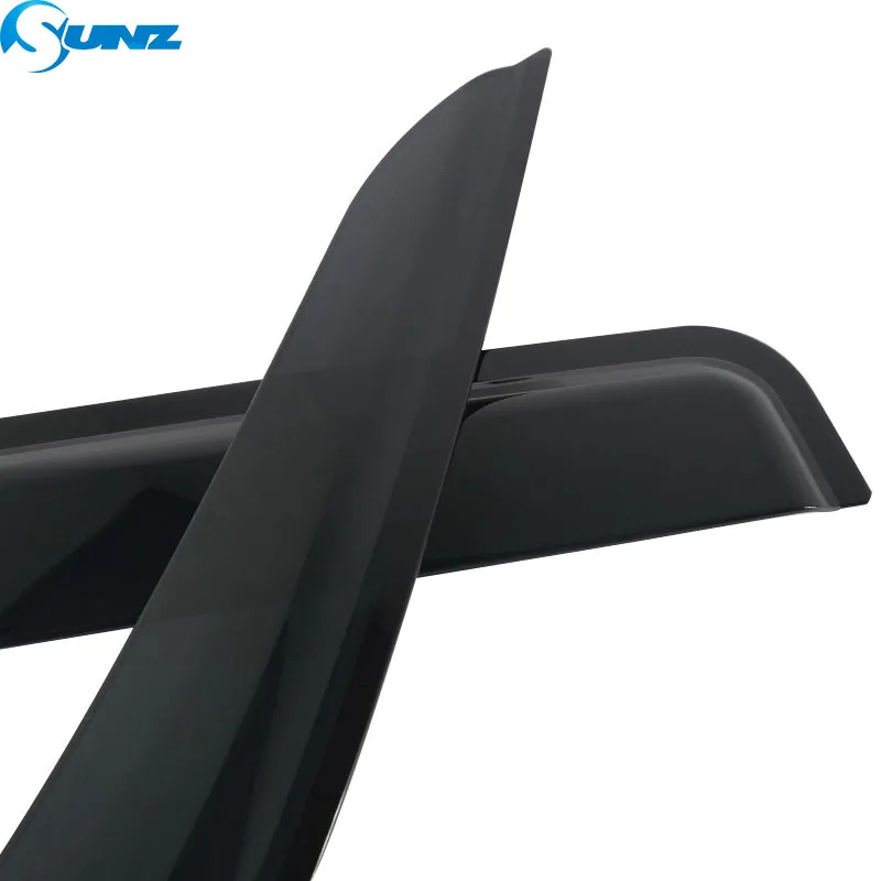 Injection 4PCS Waterproof Weather Shields Window Visors For Nissan Navara D40 2006 2007 2008 2009 2010 2011 2012 2013 2014 2015