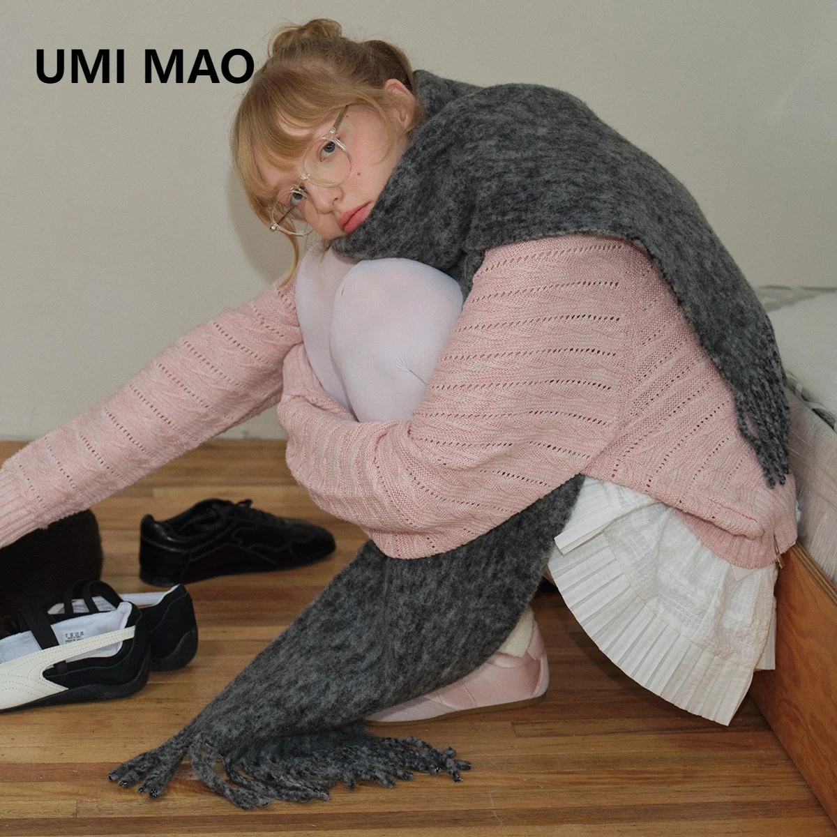 umi-mao-homemade-82-duncan-wool-mixed-solid-color-scarf-for-women-winter-korean-style-thickened-tassel-shawl-neck-warmer