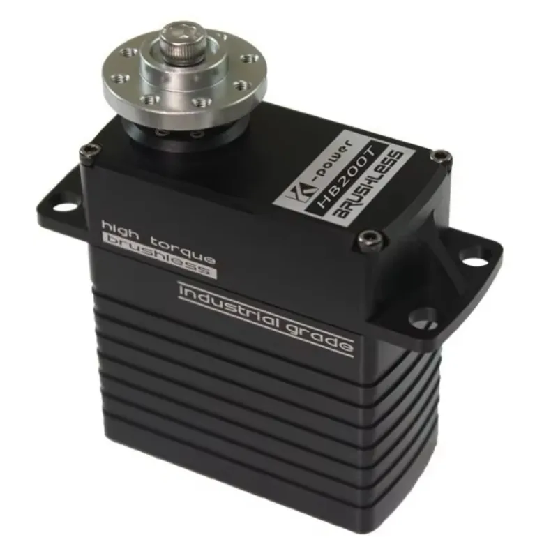 

200kg-cm Torque Ultra Heavy Giant Scale Digital HV Brushless Servo for RC Industrial Equipment HB200T