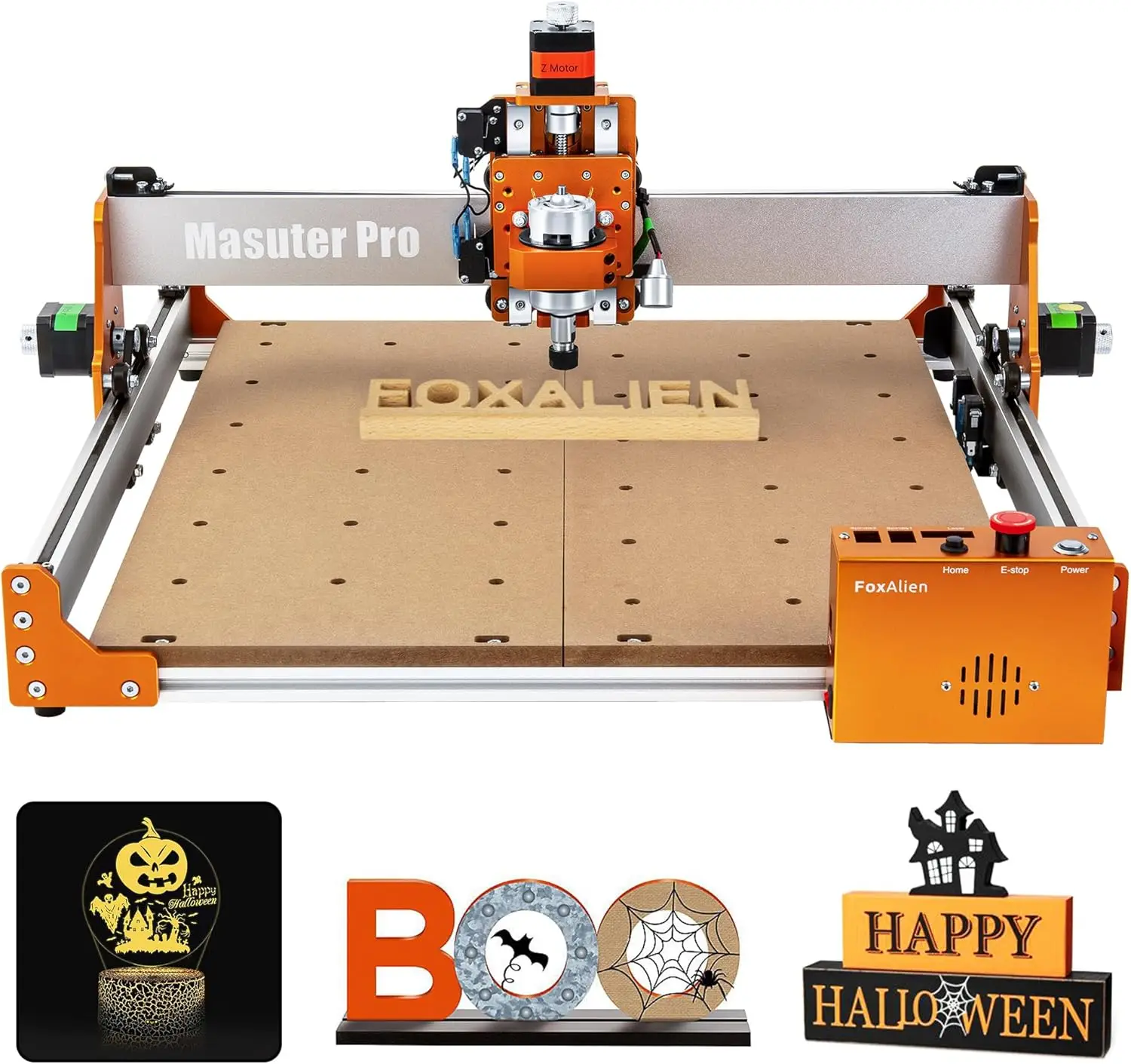 

FoxAlien Masuter Pro CNC Router Machine, Upgraded 3-Axis Engraving All-Metal Milling Machine for Wood Acrylic MDF Nylon Carving